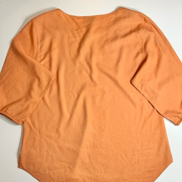 🎉HOST PICK🎉 Eddie Bauer Linen Blend Blouse - Picture 5 of 6